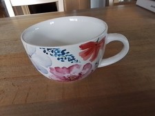 Tchibo Milchkaffee Schale Tasse Neu 400 Ml Blumen Porzellan 