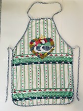 Schürze Küchenschürze Bindeschürze mit Motiv Gänse 70er retro vintage