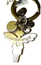 4 fach Schlüsselanhänger  Metall  süßer  Schutzengel  Guardian Angel !  mit Herz