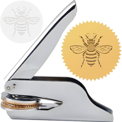 Bienen prägestempel edelstahl - prägestempel,