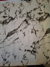 Ca. 1,5 —1,7 mm dick PVC  weiche  Tischfolie Farbe  Weißmarmor, Stinkt nicht !