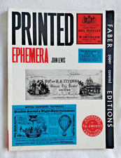 Printed Ephemera: the Changing