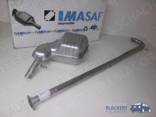 Imasaf auspuff rohr endtopf - auspuff,