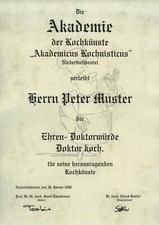Diplom urkunde ehren - urkunde, doktor