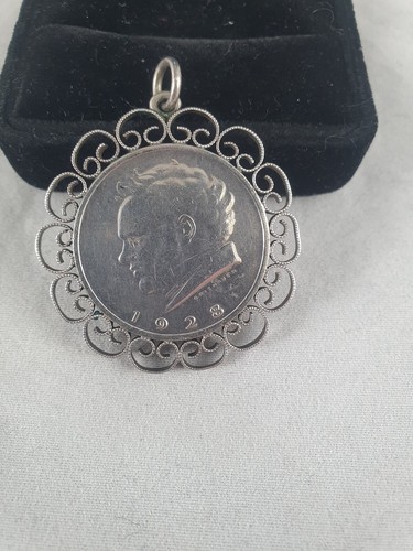 Silber anhänger mit münze - mit, 2