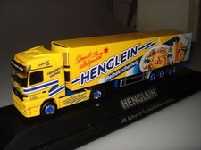 MB Actros mit KK Auflieger Spedition Henglein Reibekuchen in PC selten und rar