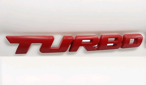 Turbo metall aufkleber auto - 3d,