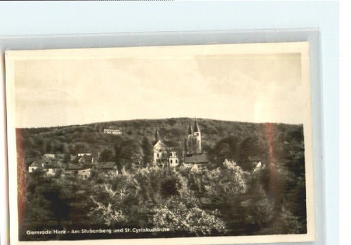 Gernrode harz 1954 - gernrode,