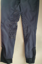 Damen Softshell Winter Reithose mit Hochbund LAURIA GARRELLI Gr. 42 RAUCHBLAU