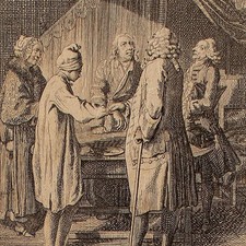 Daniel Chodowiecki Arzt Patient Theodor Hippel Lebensläufe Kupferstich 1778