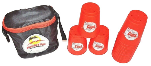 Flash cup set rot - 12, becher