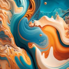 Wandbild: Luxuriöse Textur