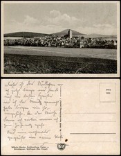 Ansichtskarte Wolfhagen Gesamtansicht aus der Ferne 1930