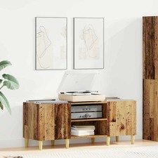 Schallplattenschrank Altholz