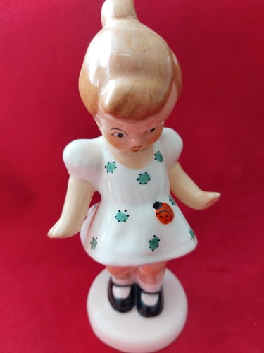 Porzellan figur mädchen mit - figur,