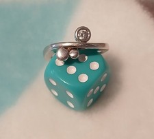 Pierre Lang Ring rhodiniert mit weißem Zirkon Gr.4