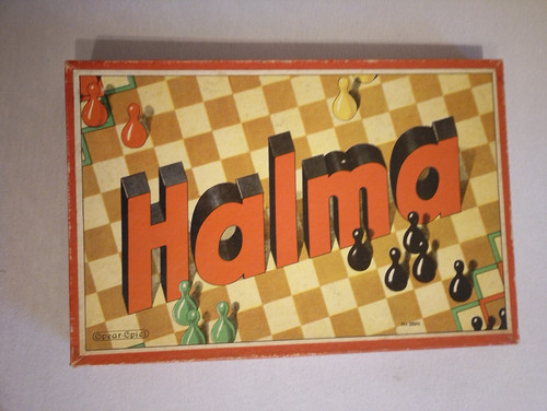 Halma sehr altes brettspiel - halma,