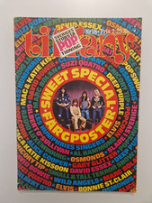 Sweet/ Deep Purple / Alice Copper /Bowie  - Very rare Sweden newspaper from 1973