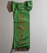 DDR Radsport Wimpel 7. Platz Bischofswerda 1968 Radrennen Ehrenschleife #008