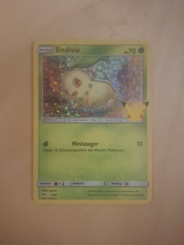 Pokemon karte endivie - karte,