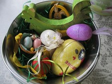 Osternest Deko gefüllt