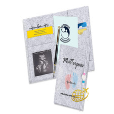 Mutterpasshülle Filz Fächer