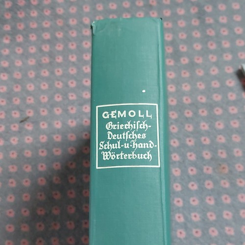 Gemoll griechisch deutsches - gemoll, griechisch-deutsches
