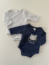 C&A Wickelbody Set Bär & Sterne Gr. 50 • Always hungry • Teddy & Sternchen Body