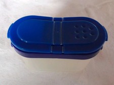 Tupperware -  Gewürz-Zwerge 120 ml blau  Tupper Gewürzdose Behälter 