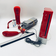 Nintendo Wii Konsole rot mit