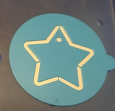 Koziol Nutella Cappuccino Deko Schablonen Keksstempel Stern Weihnachten