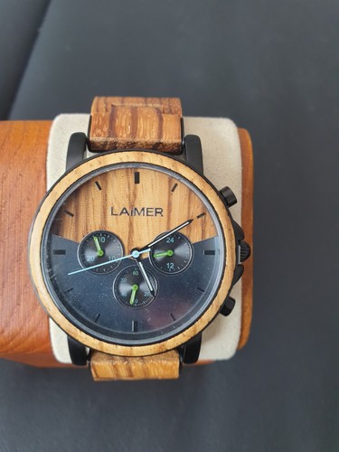 Laimer woodwatch herren uhr - woodwatch,