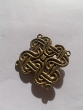 Kalevala Koru Keltischer Knoten Brosche Finnland Um 1970  Bronze gebraucht
