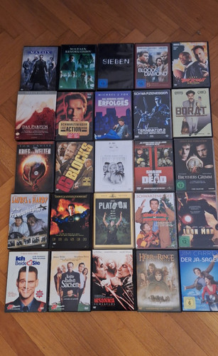Jede dvd für - 1, euro