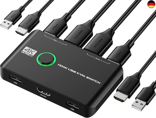 Rybozen kvm switch - switch,, 4k
