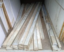 1 Rechteckrohr Vierkantrohr Stahlrohr verzinkt 300 x 10 x 4 cm, Wandstärke 4 mm