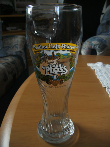 Weizenbierglas ehemalige