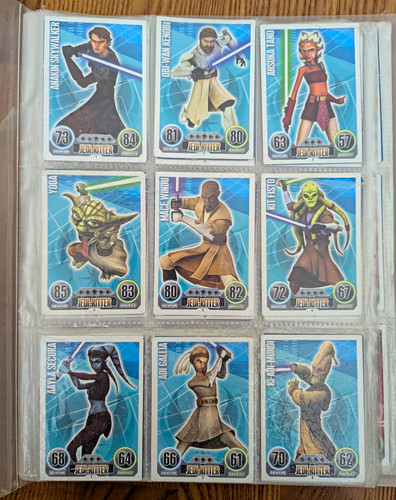 Viele star wars sammelkarten - viele,