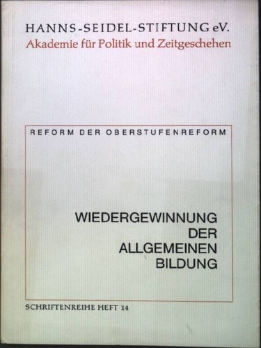 Reform der oberstufenreform - der,
