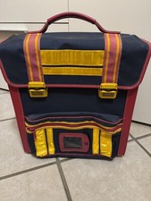 Amigo Retro 80er Jahre Schulranzen Blau - Rot Rucksack
