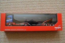 Herpa Scania CR 20 HD LKW-Transport-Hängerzug "Riwatrans" - Neu, 1:87