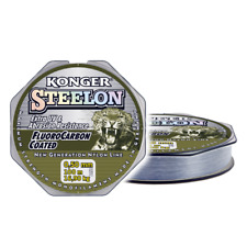 150m Konger Fluorocarbon Coated Monofile Angelschnur Steelon 0,12 - 0,50mm 