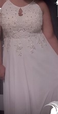 Brautkleid weiß beije - brautkleid, weiß/beije