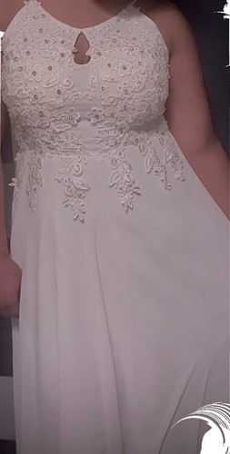 Brautkleid weiß beije - brautkleid, weiß/beije