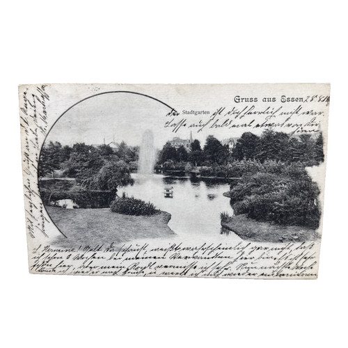 Postkarte ansichtskarte essen - ansichtskarte,