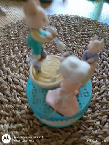 Enesco spieldose spieluhr blau - enesco,