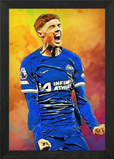 Cole Palmer bunt gerahmtes