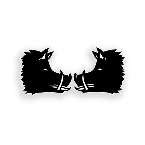 Wildschwein 2er set keile wild - set,