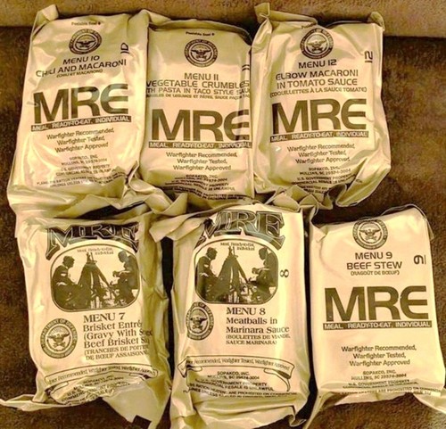 Orig army mre meal - x,