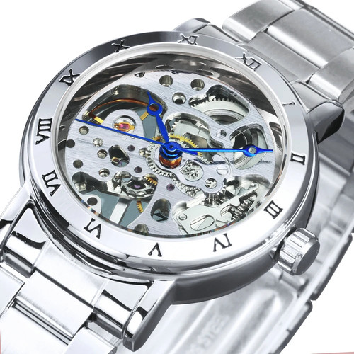 Damen skelettuhr mechanisch - skelettuhr,